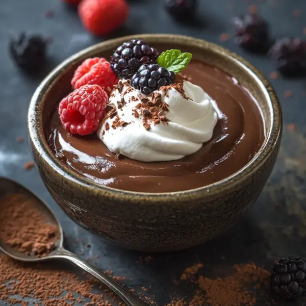 Cremiger Schokoladenpuddingbrei