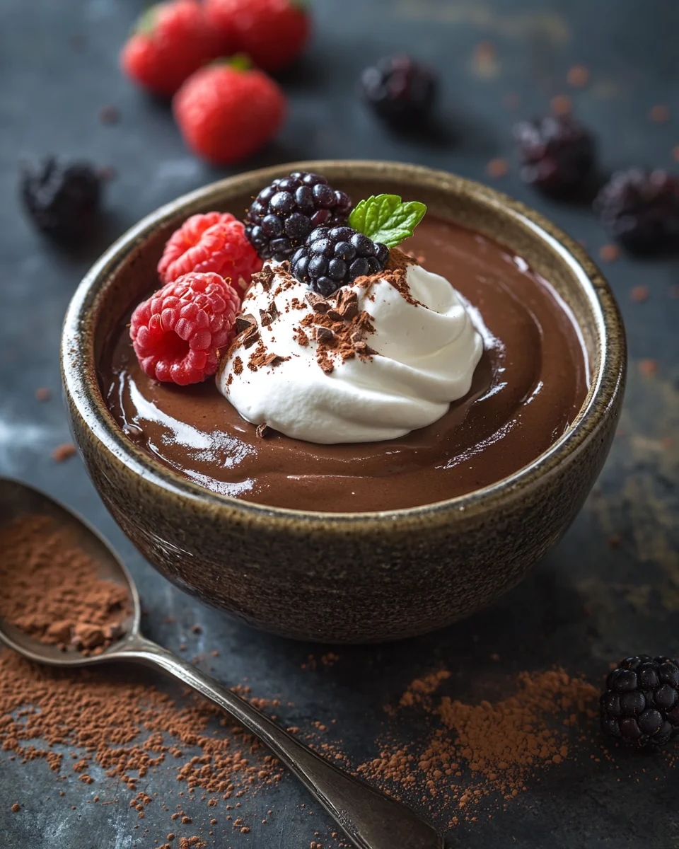 Cremiger Schokoladenpuddingbrei