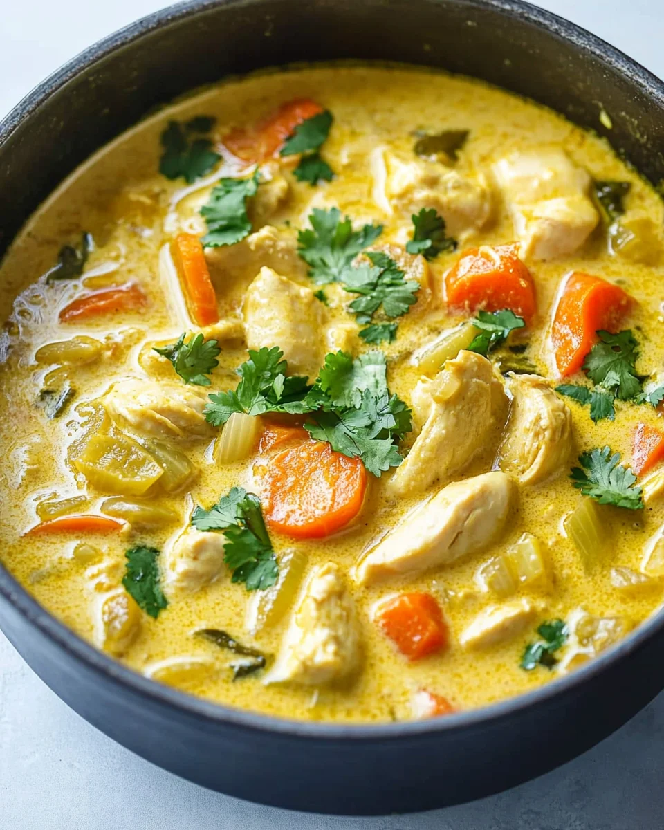 Currysuppe mit H&auml;hnchen