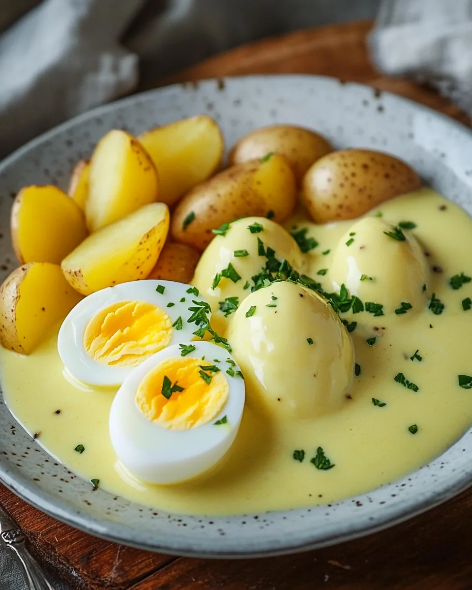 Eier in Senfso&szlig;e