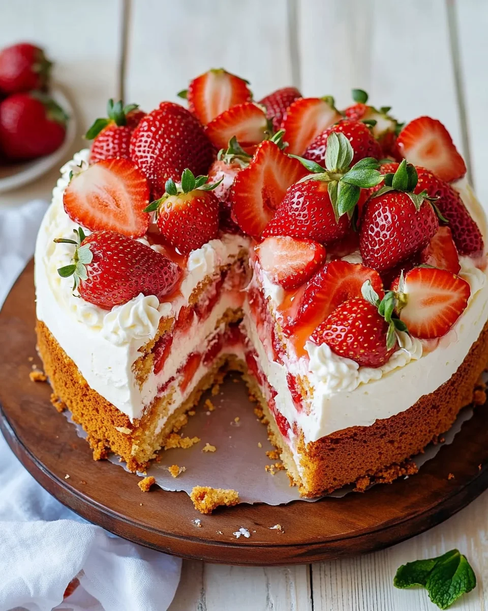 Erdbeertorte