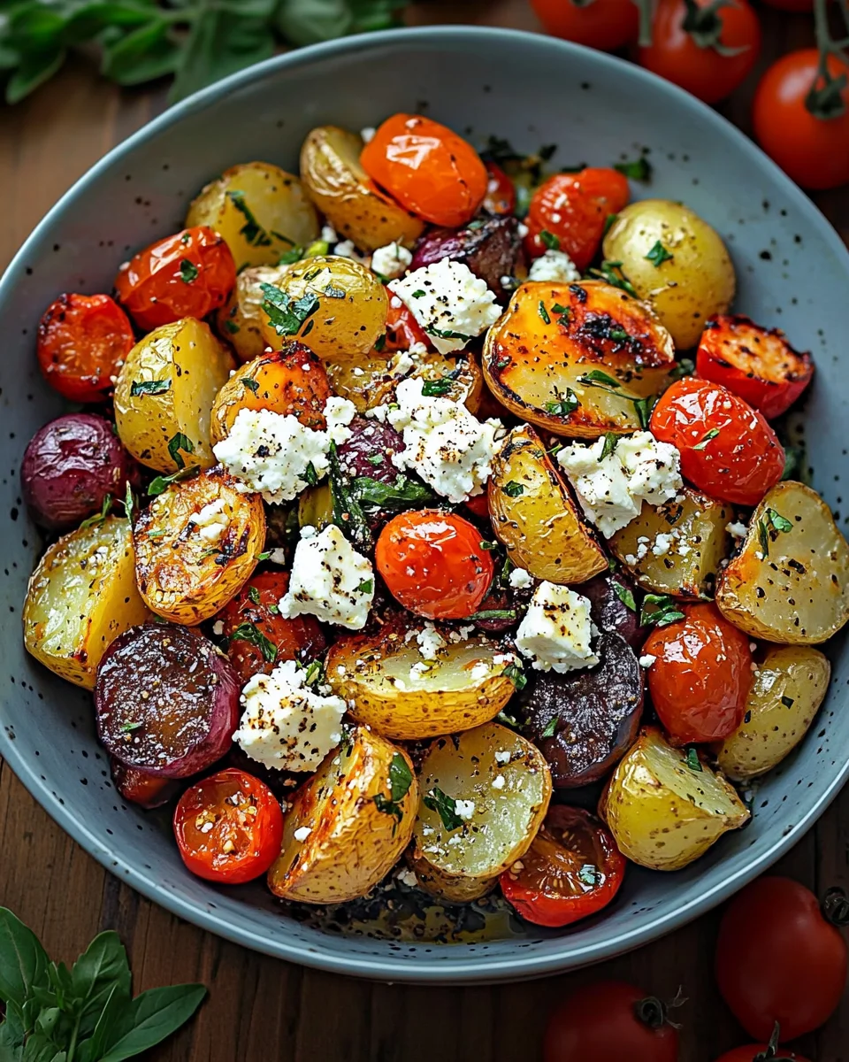 Feta Kartoffeln Ofengemüse