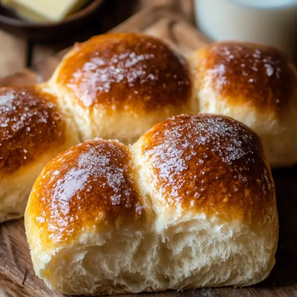 Fluffige Milchbrötchen