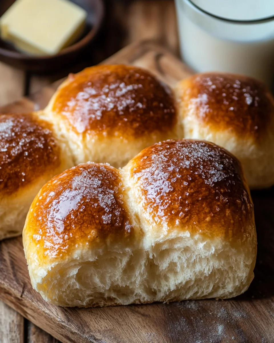 Fluffige Milchbrötchen