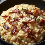 Franz&ouml;sisches Zwiebel und Speck Risotto
