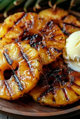Gegrillte Ananas mit Honig & Zimt