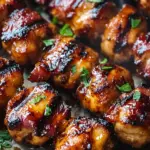 Gegrillte Honig-BBQ-Bacon-H&uuml;hnchen-Spie&szlig;e einfach zubereiten