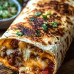 Gegrillter K&auml;se-Burrito