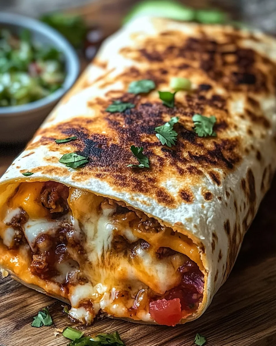 Gegrillter K&auml;se-Burrito
