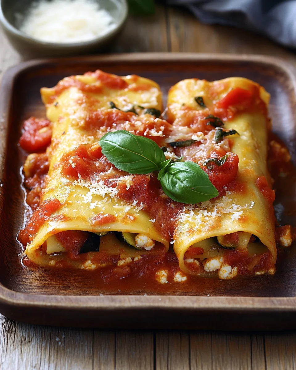 Gem&uuml;se-Cannelloni