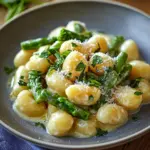 Gnocchi mit gr&uuml;nem Spargel