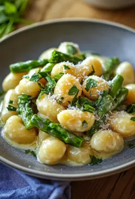 Gnocchi mit grünem Spargel