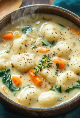 Hähnchen-Gnocchi-Suppe
