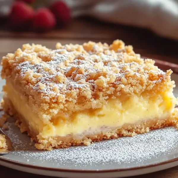 Himmlischer Streuselkuchen mit Pudding