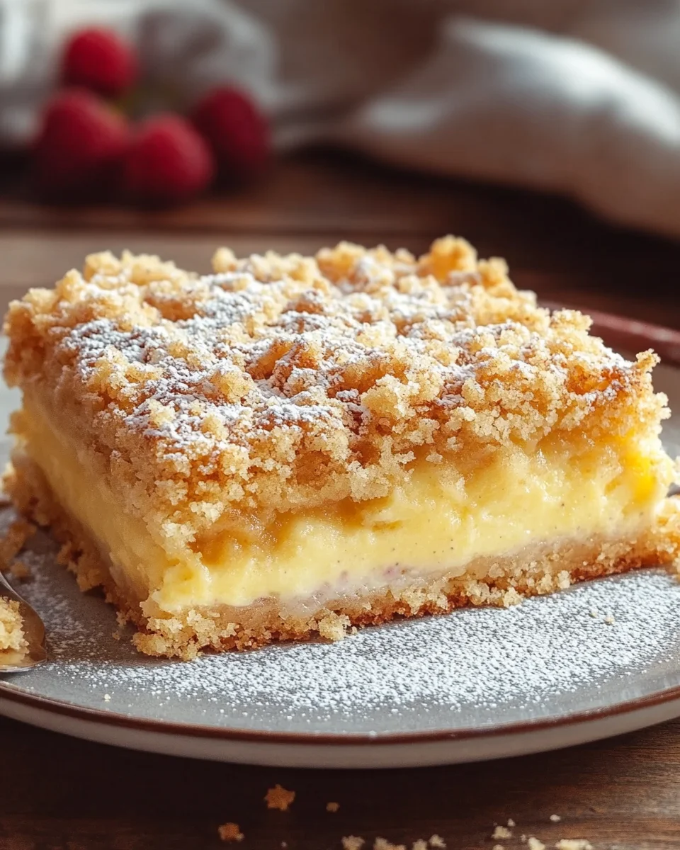 Himmlischer Streuselkuchen mit Pudding