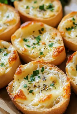 Käse Knoblauch Brot Häppchen