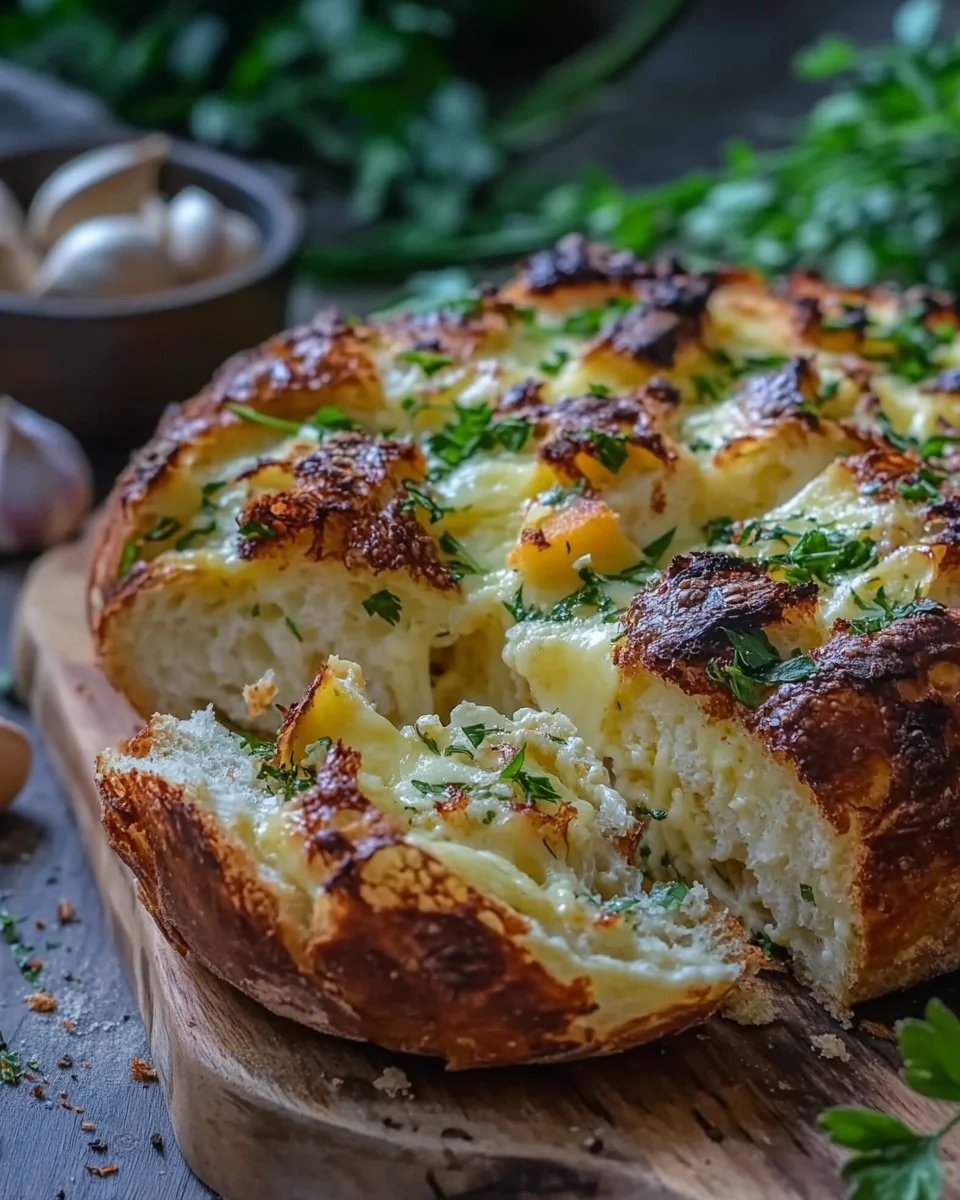K&auml;se-Knoblauchbrot