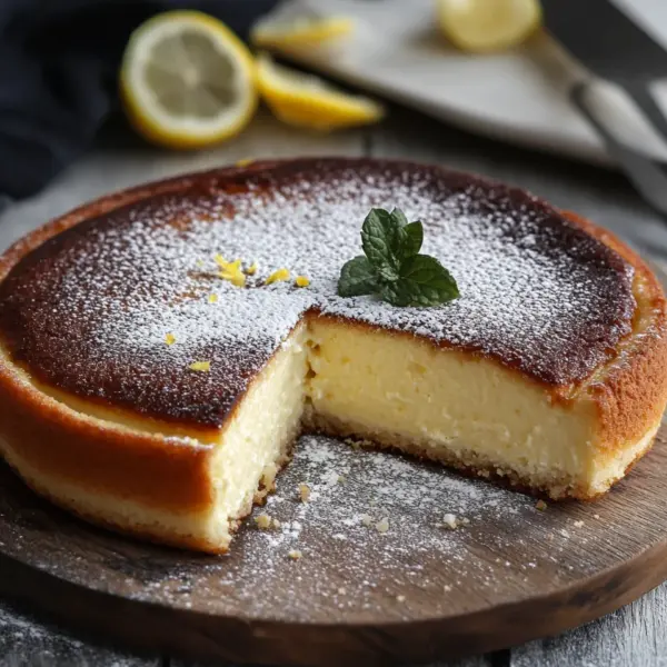 Käsekuchen ohne Boden