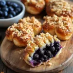 Kartoffelh&ouml;rnchen mit Blaubeeren & Streuseln