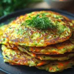 Keto Gem&uuml;se-Pfannkuchen