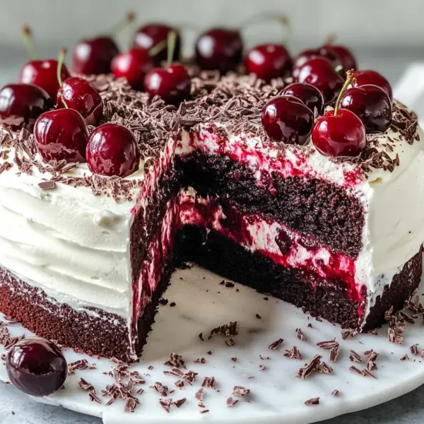 Kirschtorte mit Stracciatellacreme