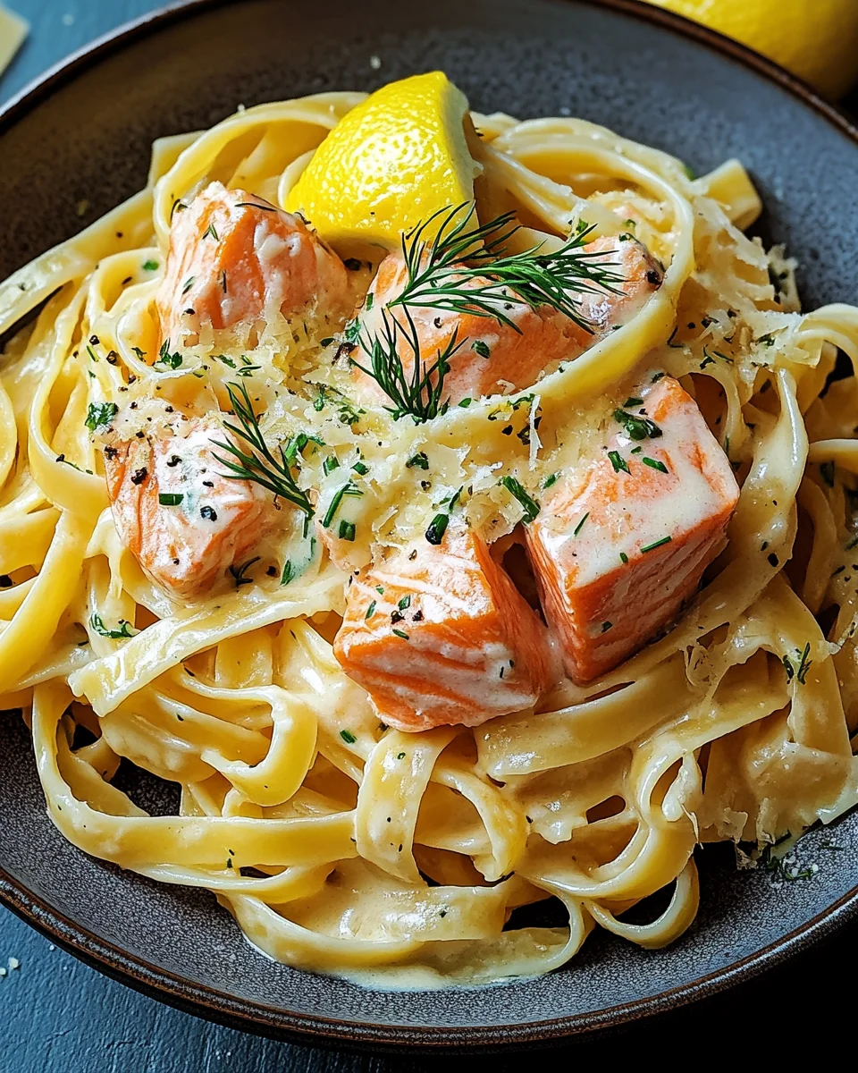 Lachs-Tagliatelle