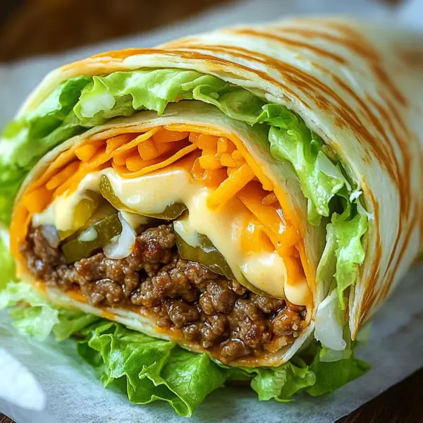Low Carb Big Mac Rolle