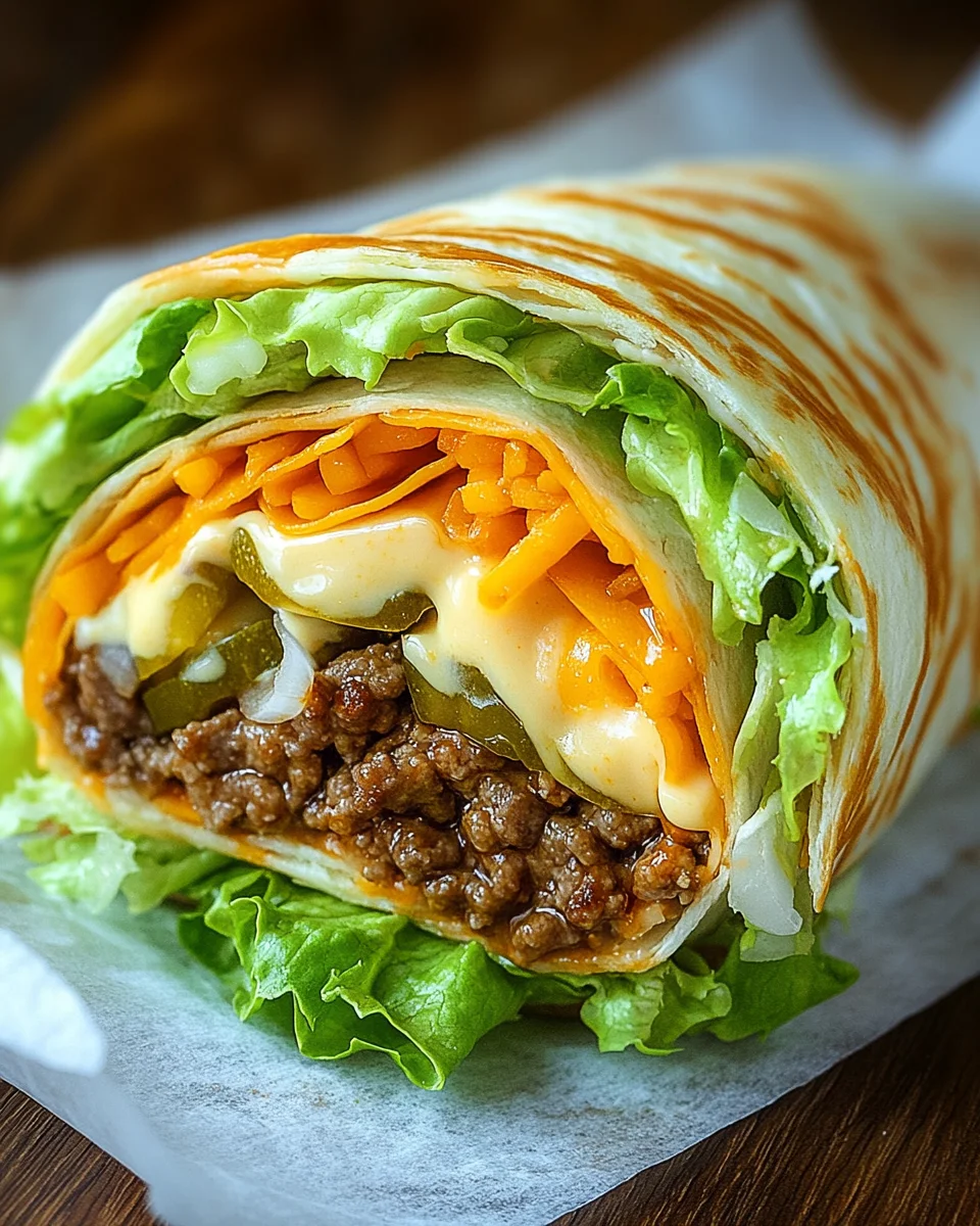 Low Carb Big Mac Rolle