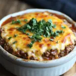 Low Carb Cheeseburger-Auflauf