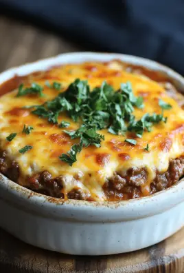 Low Carb Cheeseburger-Auflauf
