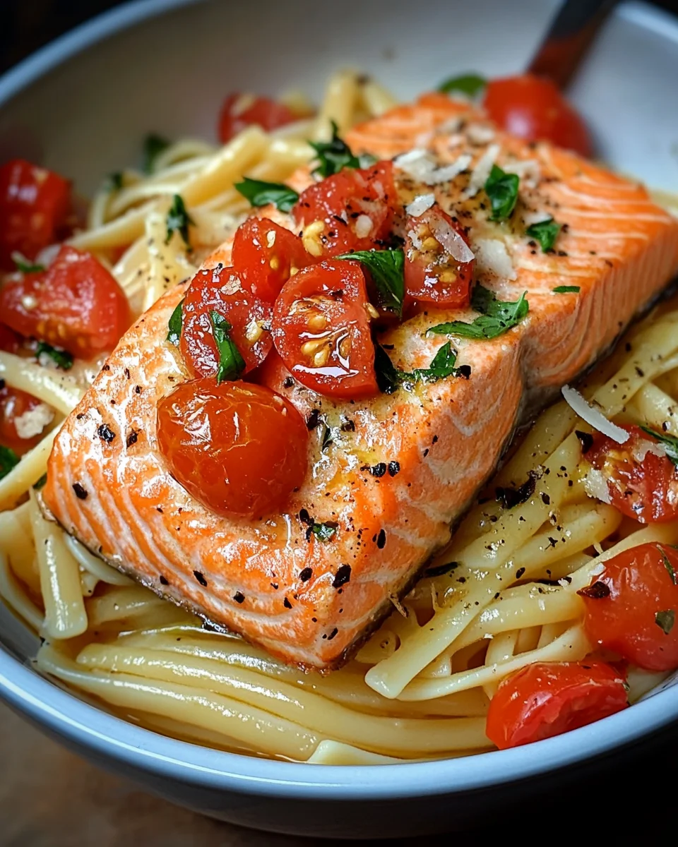 Ofen-Lachs-Pasta mit Tomaten 21 Ofen-Lachs-Pasta
