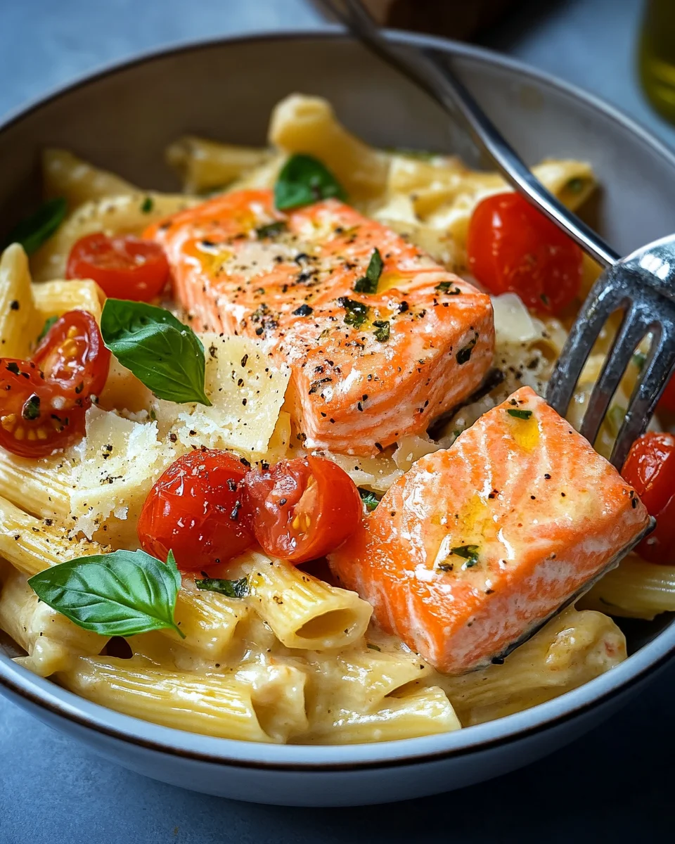 Ofen-Lachs-Pasta mit Tomaten 23 Ofen-Lachs-Pasta mit Tomaten