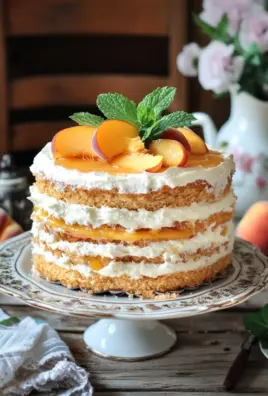 Pfirsich-Schmand-Kuchen Rezept