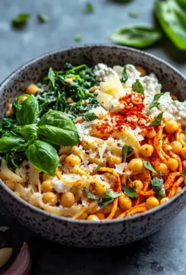 Protein Nudeln mit Hüttenkäse
