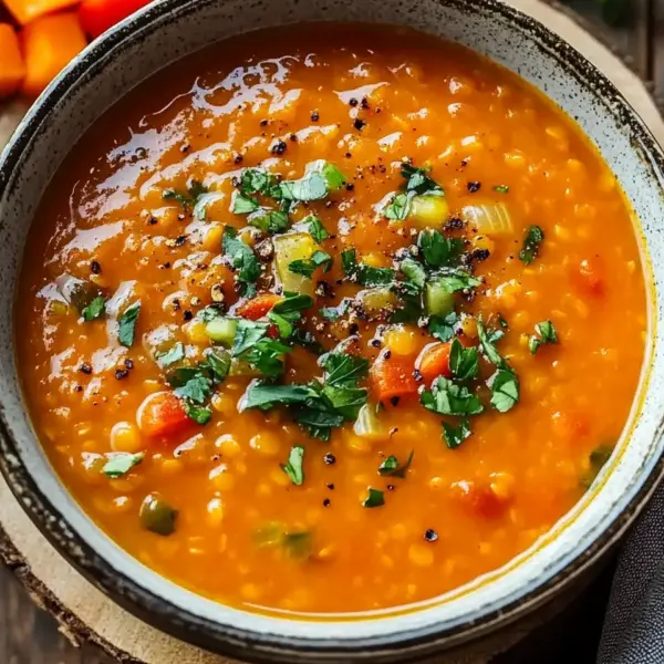 Rezept für Rote Linsensuppe