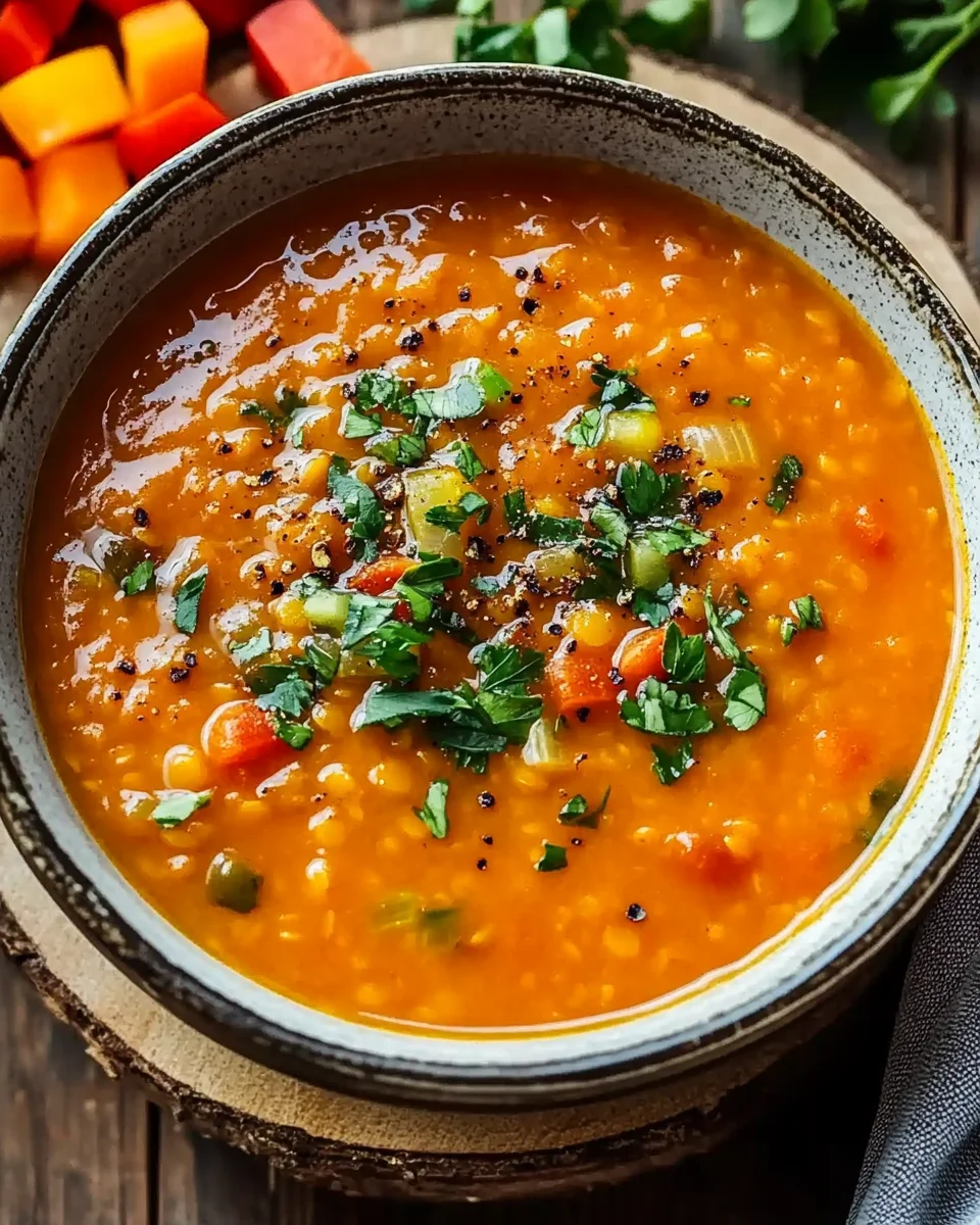 Rezept f&uuml;r Rote Linsensuppe