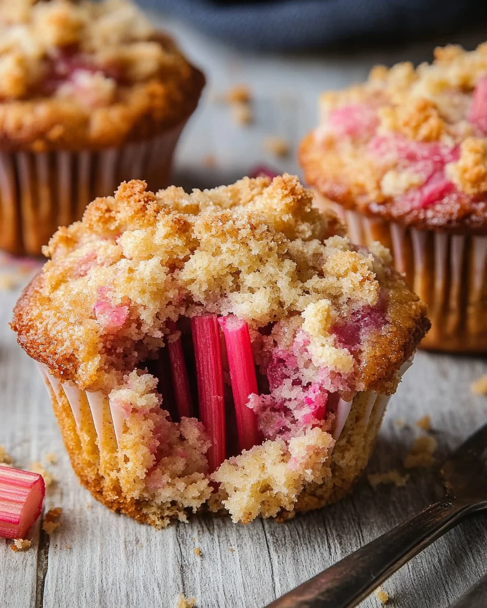 Rhabarber-Muffins