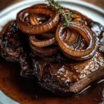 Rinderbrust in Balsamico-Zwiebelso&szlig;e