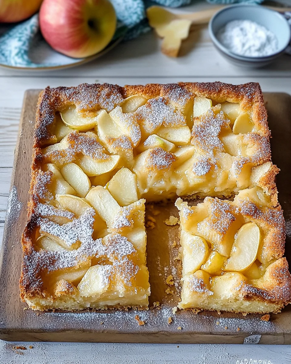 Ruck Zuck Apfelkuchen vom Blech