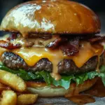 Smash-Burger mit Baconnaise-So&szlig;e