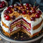 Spekulatius Kirsch Sahnetorte
