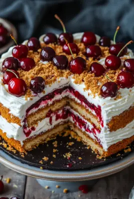 Spekulatius Kirsch Sahnetorte