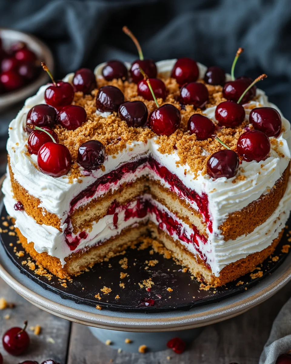 Spekulatius Kirsch Sahnetorte 34 Spekulatius Kirsch Sahnetorte