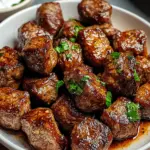 Steak-H&auml;ppchen aus der Hei&szlig;luftfritteuse