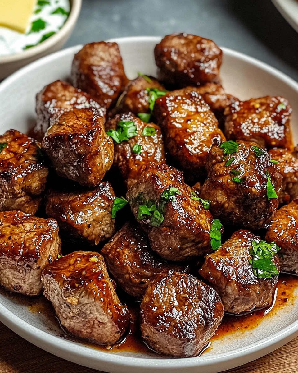 Steak-Häppchen aus der Heißluftfritteuse