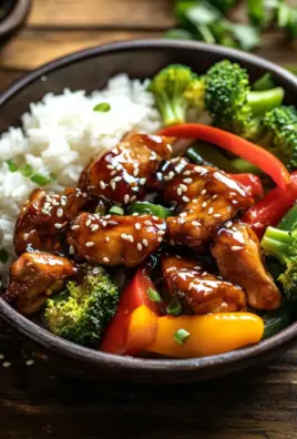 Teriyaki-Hähnchen mit Gemüse