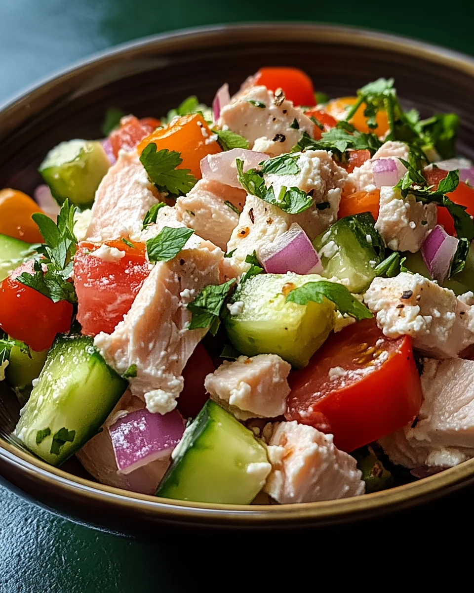 Thunfisch-H&uuml;ttenk&auml;se-Salat