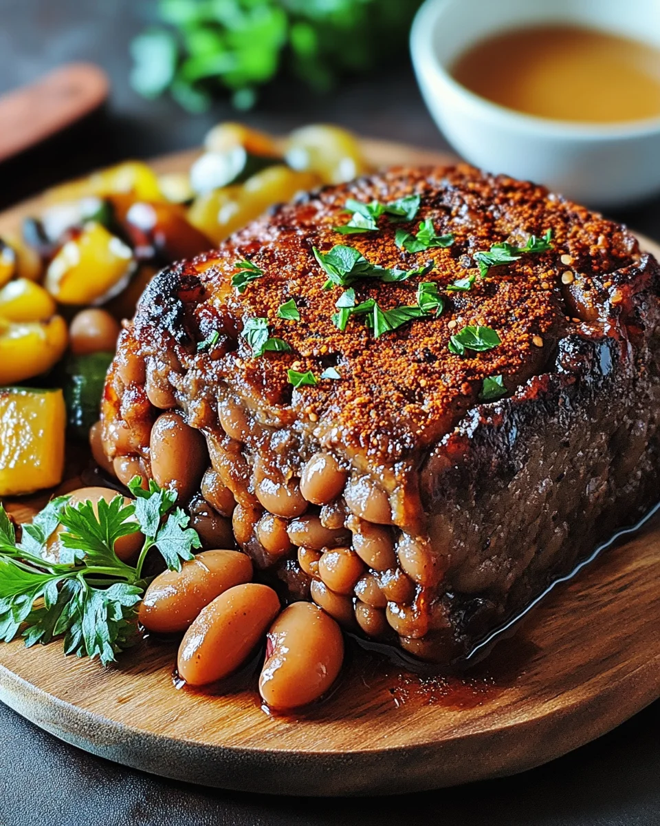 Veganer Braten mit Bohnen 30 Veganer Braten mit Bohnen