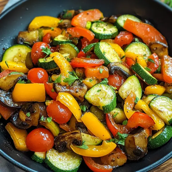 Vegetarische Gemüsepfanne
