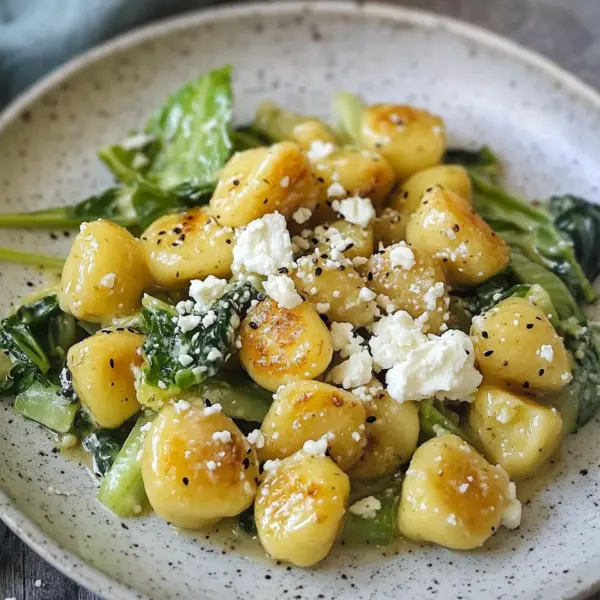 Vegetarische Gnocchi Pfanne mit Spitzkohl